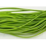 Шнур из искусственной замши светло-зеленый яркий